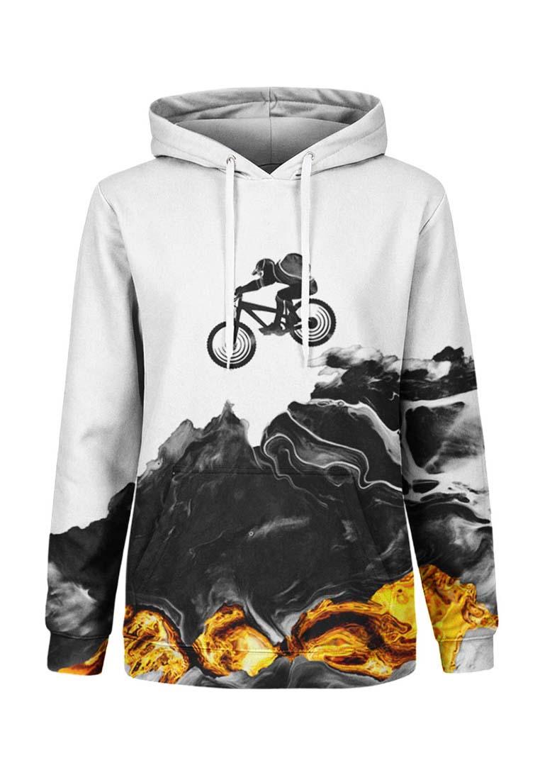 "Paint Pour Biker" Hoodie