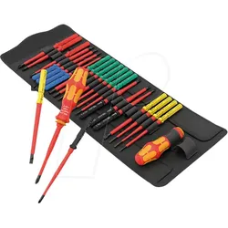 WERA 05006617001 - Schraubendrehersatz, Wechselklingen Kraftform Kompakt, 26-teilig