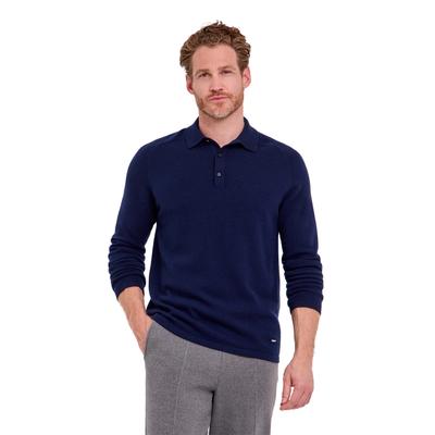 Strickpullover FALKE "Pure Cashmere", Herren, Gr. S, blau (space blau (6116)), Pullover Strickpullover