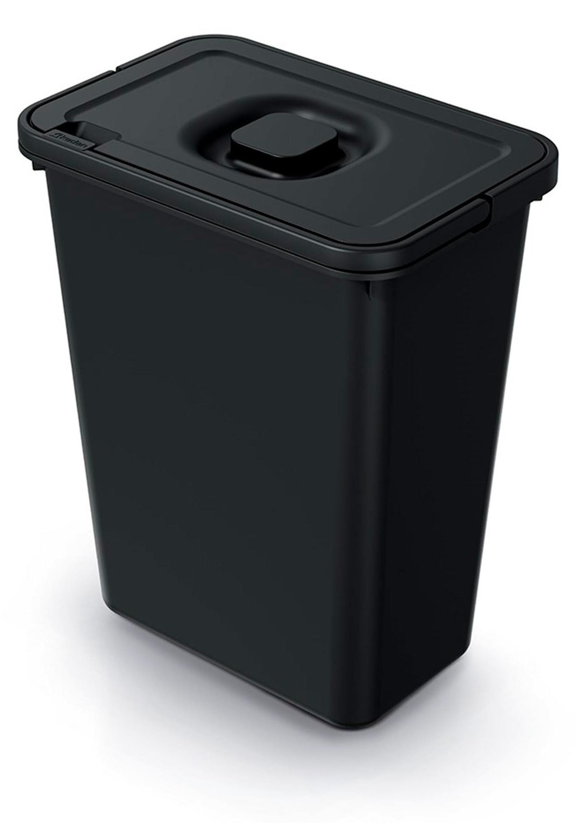 KEDEN SYSTEMA BASICA NKS10W afvalbak - zwart, geschikt voor recycling