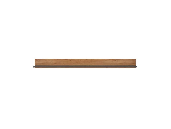 Modante Wandboard, Anthrazit, Eiche, 170x15x17 cm, Küchen, Küchenmöbel, Küchenregale