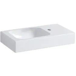 Geberit iCon Handwaschbecken 124053600 53 x 31 cm, weiss, KeraTect, Ablage rechts