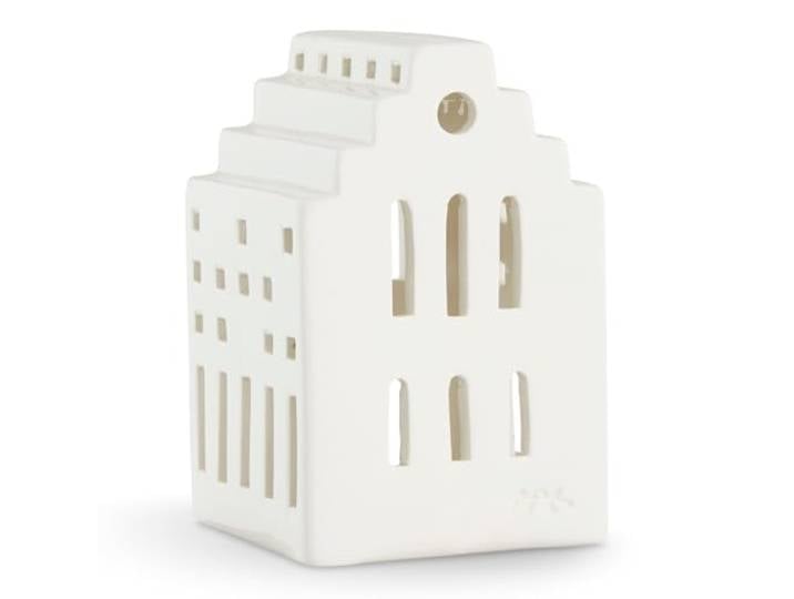 Kahler Urbania Bougeoir en Forme de Phare Blanc Hauteur 9\,9 cm