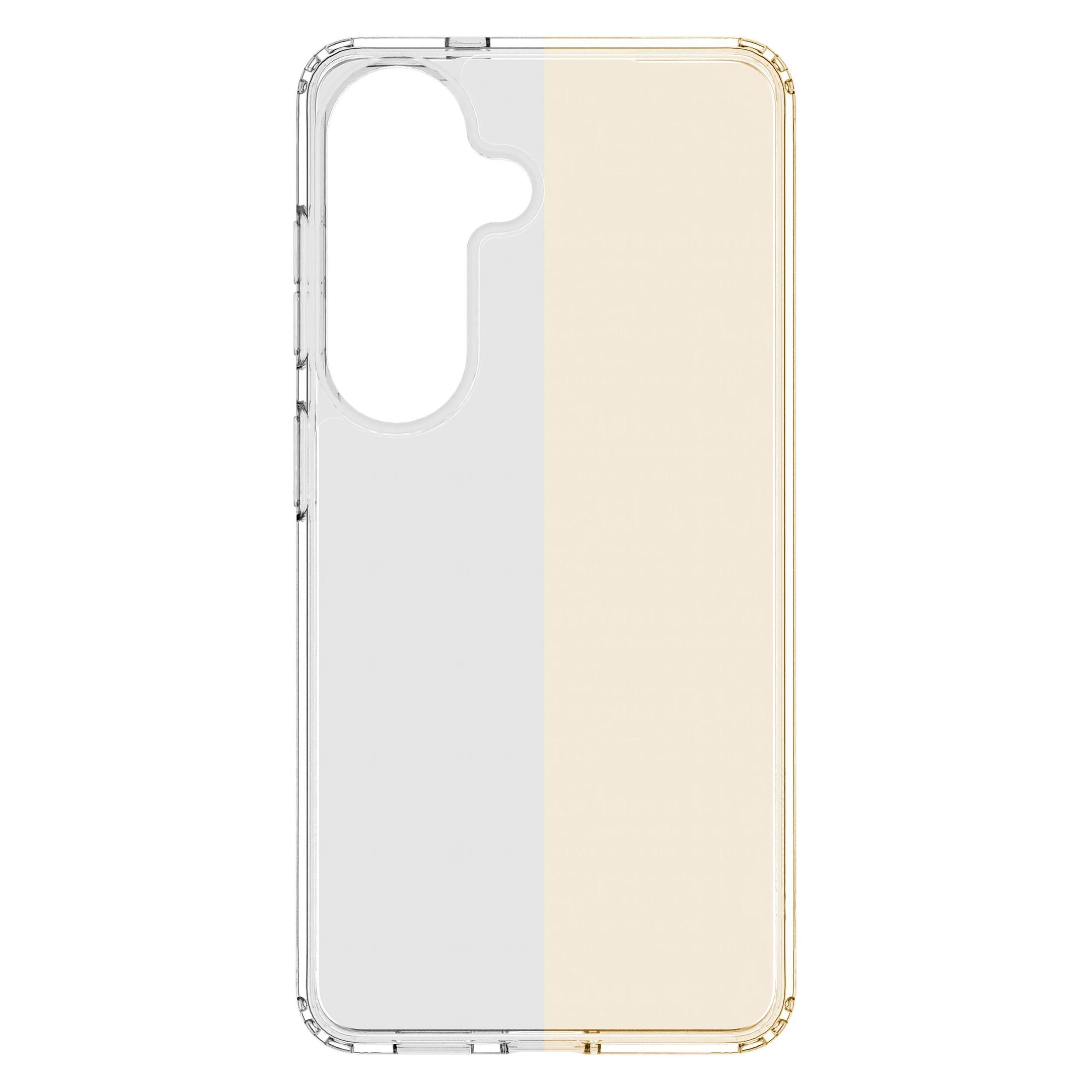 Cellularline Clear Protect - Galaxy S26 Starre Schutzhülle mit Gummirändern (Samsung Galaxy S26) (CLEARDUOGALS26T)