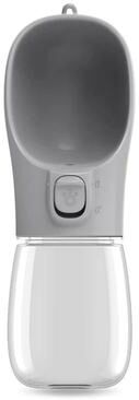 Uplift Picks HydroPaw Portable Dog Water Bottle For Travel And Outdoor Walks gray 550ml