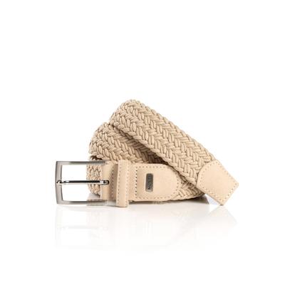 Flechtgürtel MONTI "HAVANNA", Herren, Gr. 105, beige (light beige), Materialmix, Gürtel, Flechtgürtel
