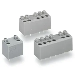 Wago 735-307/001-000 Leiterplattenklemme, Drücker, 1, 5 mm2, grau 735307001000  - 35 Stück