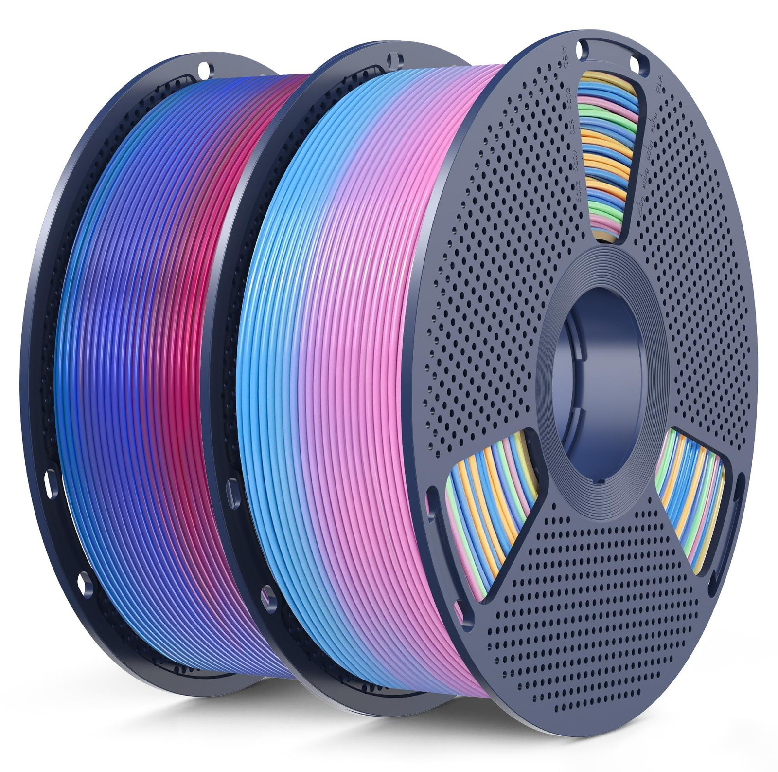 Selius Rainbow PLA 3D-printerfilament, meerkleurig, 2 kg