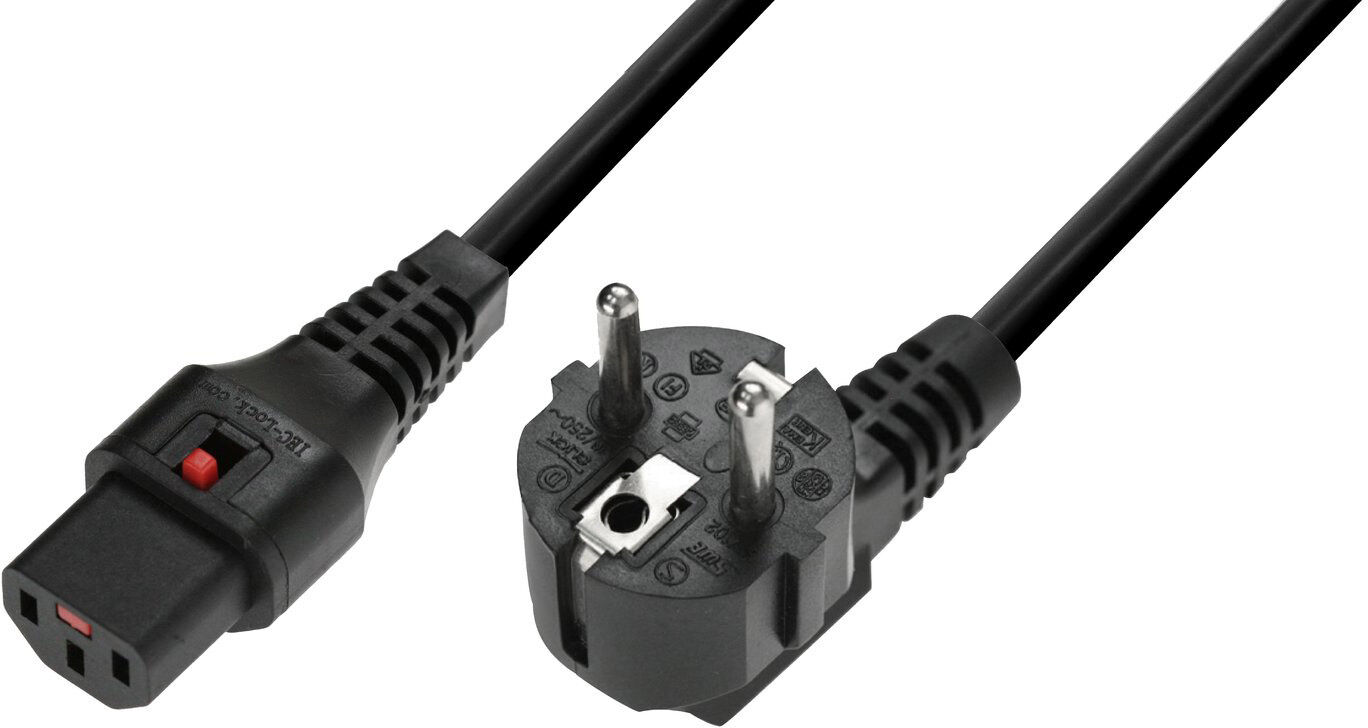 Sonstige Iec Lock Kaltgeräte Netzkabel Verriegelbar 3x1,0 1m Sw