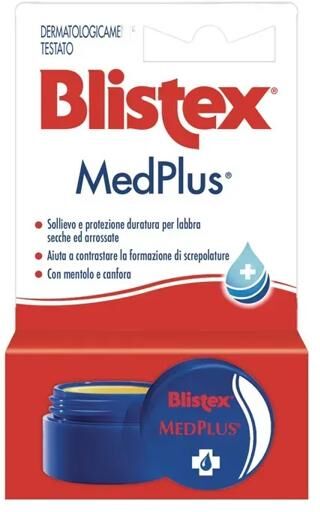Blistex MedPlus Balsamo Labbra Secche e Arrossate Vasetto 7g