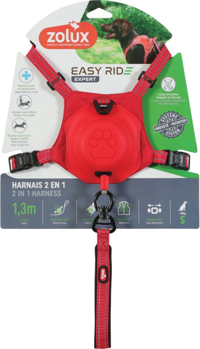 Zolux Pettorina per Cani Easyride Rossa S