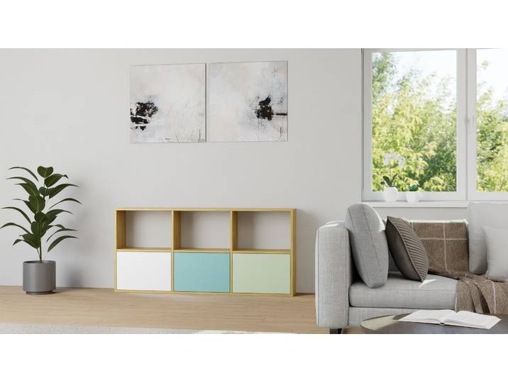 Kinderzimmer Regal Eiche