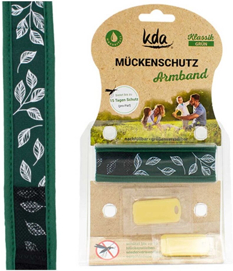 Mückenschutz Armband grün Kda