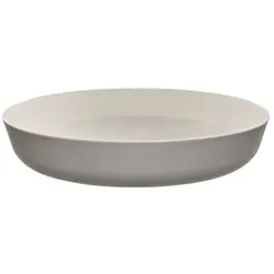 VASCELLA Weiße ovale Platten aus PBT 26 x 16,5 x 6 cm - 1600 ml (60 Einheiten)