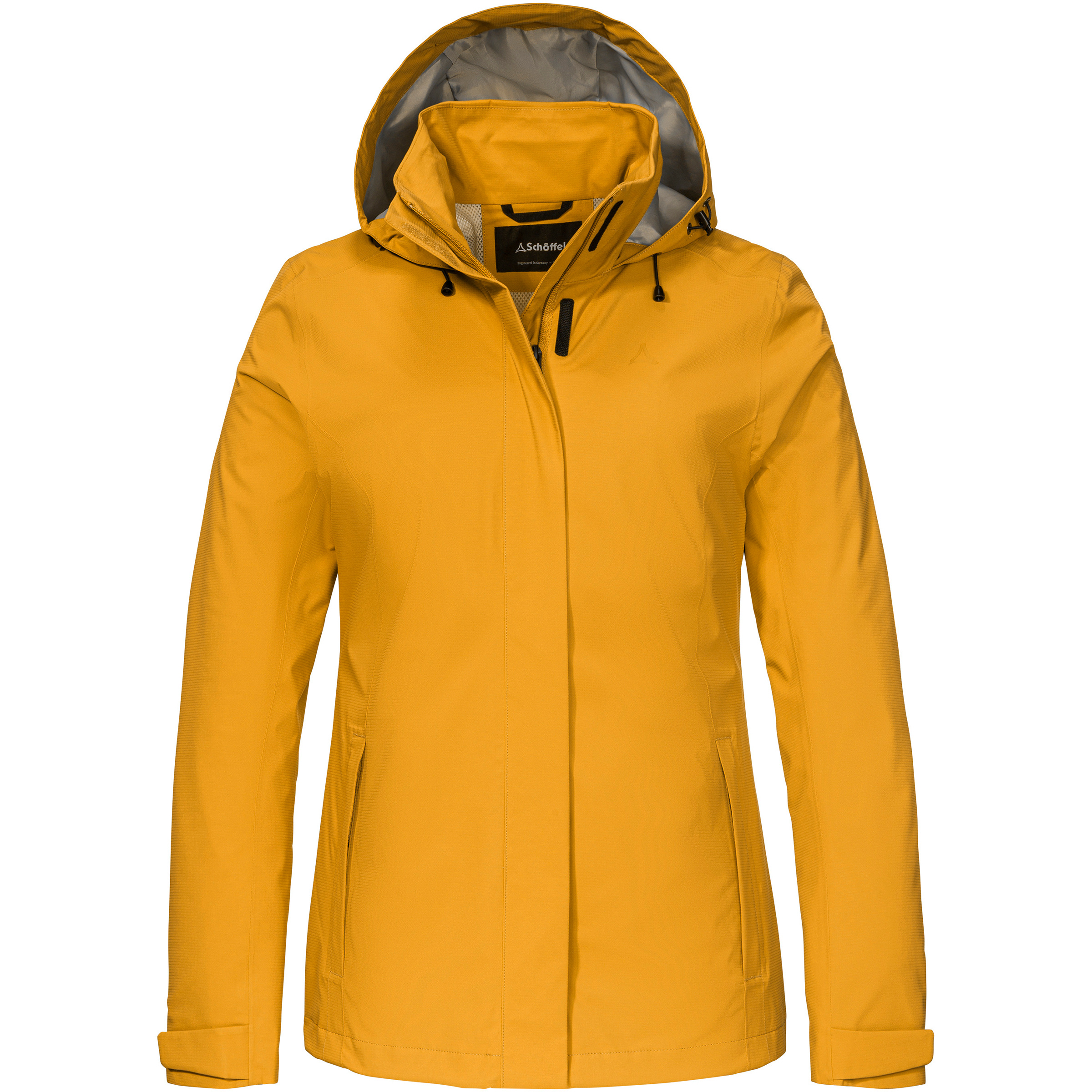 Schöffel Gmund Damen Regenjacke orange Größe XL Trekking Wasserdicht Wasserabweisend