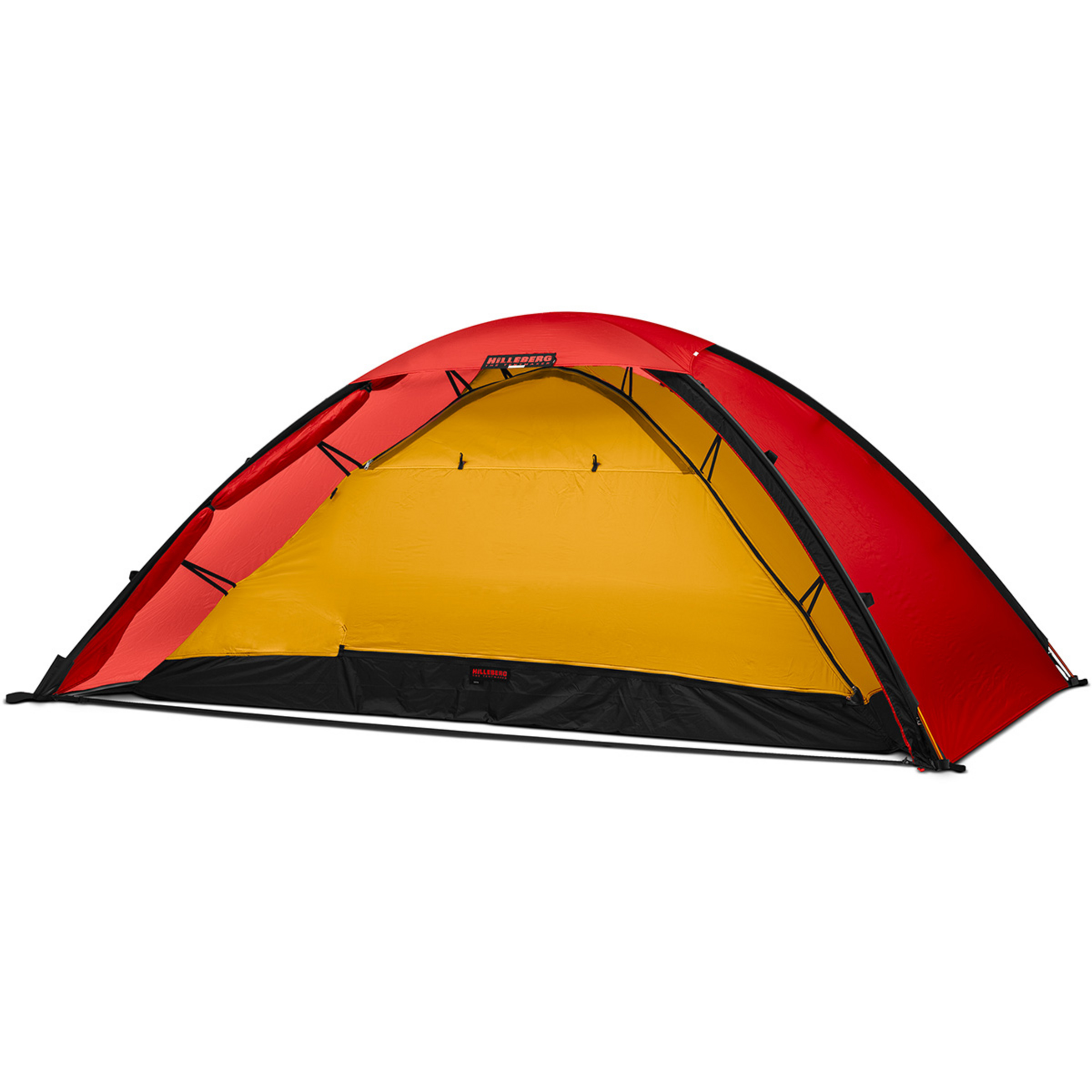 Hilleberg Unna Zelt 1-4-Personen-Zelte rot Trekking