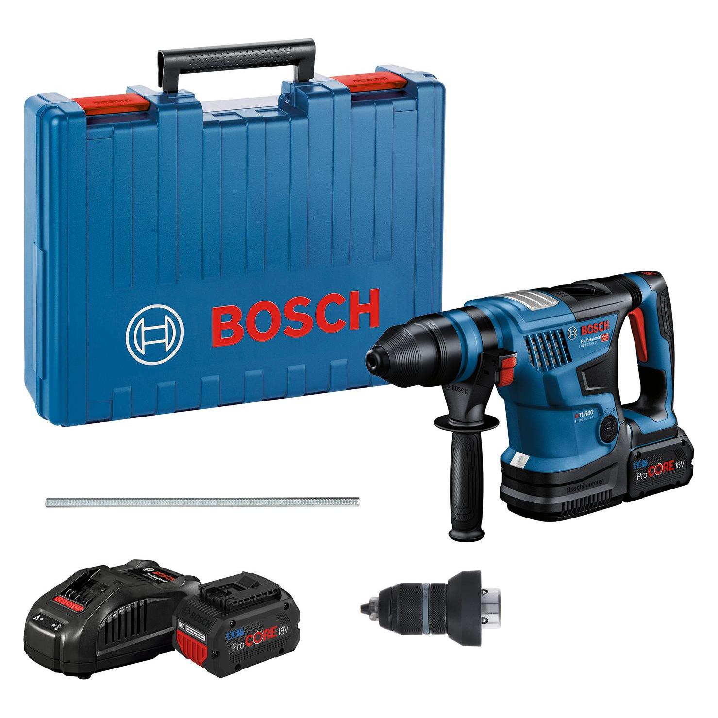 Bosch Professional GBH 18V-34 (Bohrhammer) (0611914003)