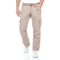 TIMEZONE Herren Cargo Hose BenitoTZ Loose Fit - Khaki (4137) - 29W / 30L