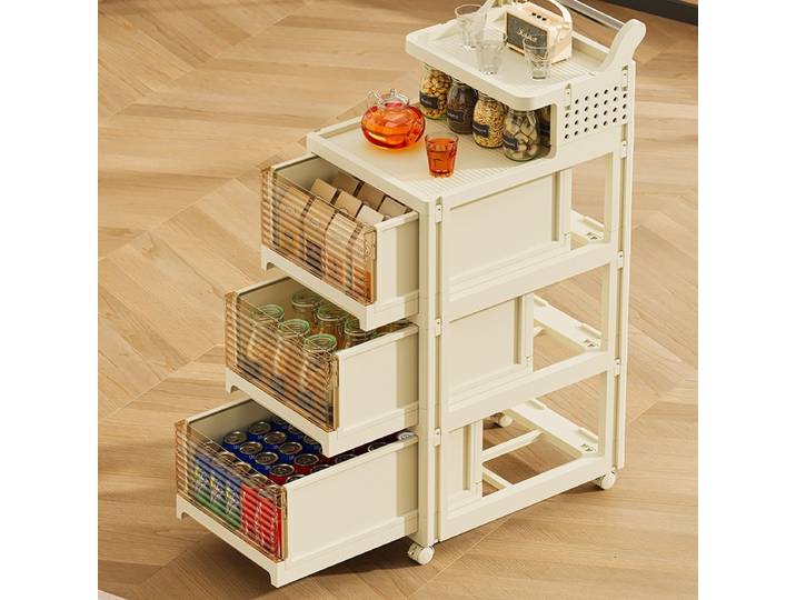 Support de chariot, armoire de rangement de salon, chariot d'articles divers, canapé pliant simple, type de tiroir mobile domestique