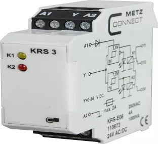 Metz Connect KRS-E08 3 Aansluitklem 3,24 V AC/DC