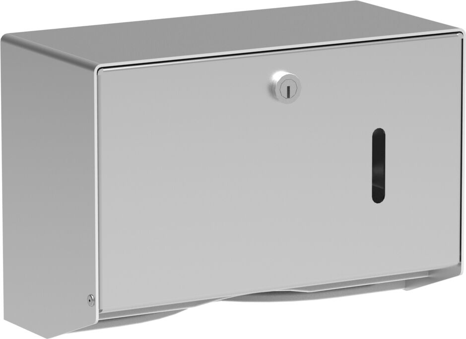 CWS 820 distributeur de serviettes Universal pour 250 feuilles d'aluminium anodisé, avec serrure à cylindre