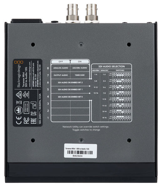 Blackmagic Design Teranex Mini SDI - Audio 12G