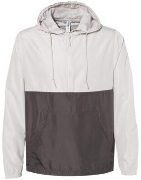 Independent Trading Co. EXP54LWP Lightweight Quarter-Zip Windbreaker Pullover Jacket size Small   Polyester