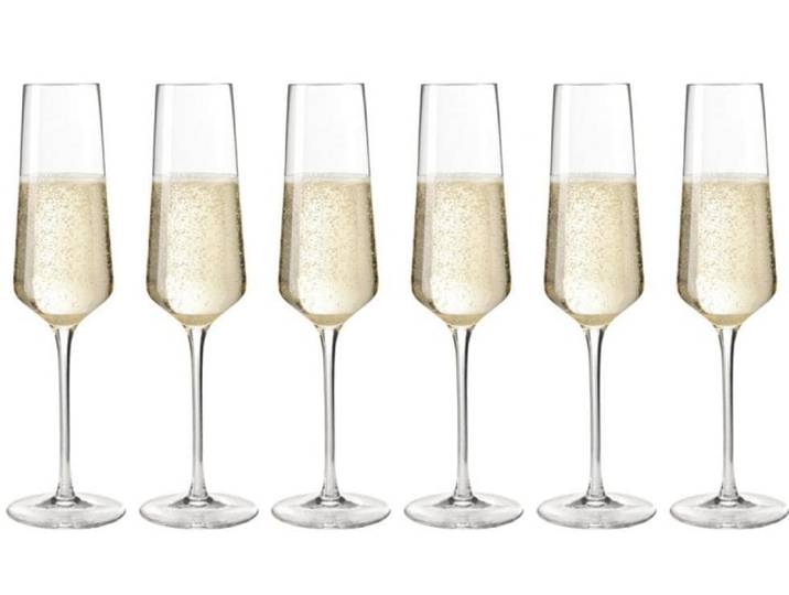 Sektglas LEONARDO Puccini 280 ml , transparent, H:26cm, Glas, Trinkgefässe, Sektglas