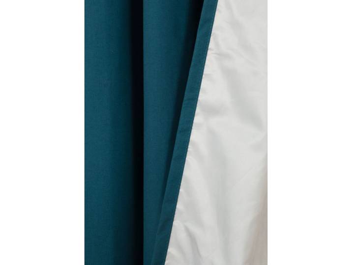 Rideau thermique occultant oeillets bleu mc56 130lx250h