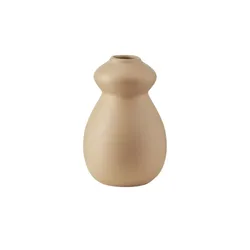 HOME STORY Vase   ¦ braun ¦ Steingut ¦ Maße (cm): B: 8,2 H: 12,2