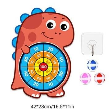 Uplift Essentials Montessori Sticky Ball Dart Board Large Interactive Target Game For Kids nail Dragon
