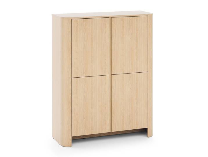 HIGHBOARD AVORIO 103/132/39cm 4 Türen Eichefarben