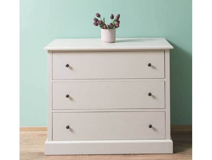 Romantische Kommode cremegrau shabby chic