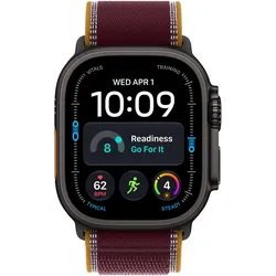 Apple Trail Loop (49 mm, Nylon), Uhrenarmband, Rot