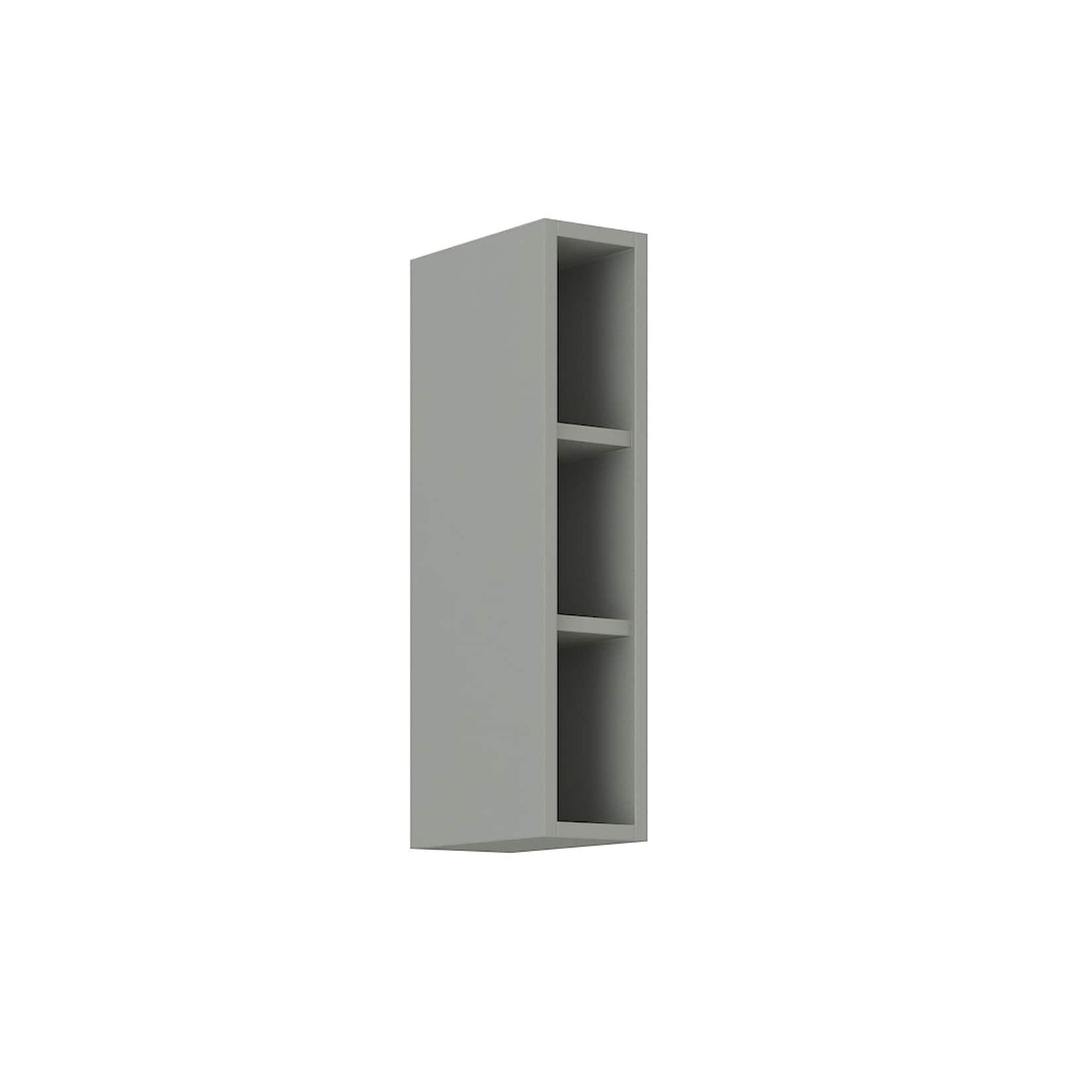 Hängeschrank Regal 15 cm Bianca Grey - Grau Küchenzeile Küchenblock