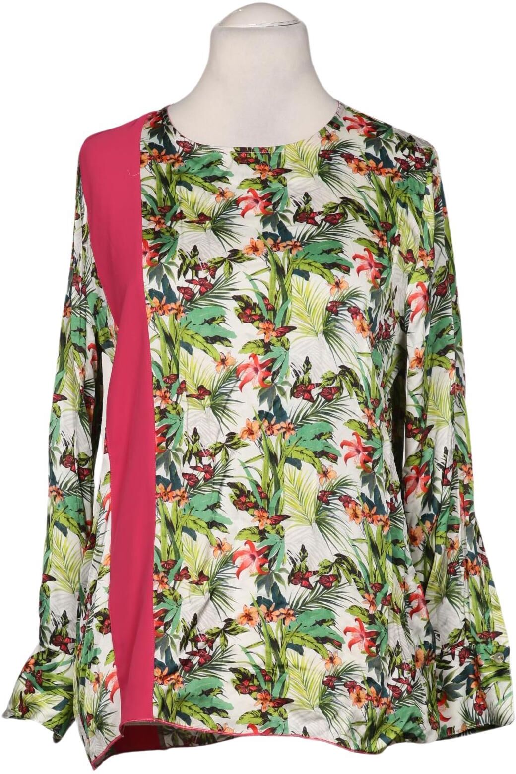 SEM PER LEI Damen Bluse, Mehrfarbig, Gr. EU 42, Viskose - Second Hand