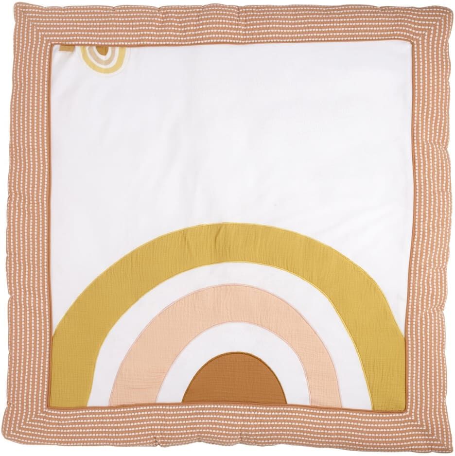 Sauthon Grand tapis en velours Blanc 100x100x2cm