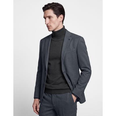 Anzug THOMAS GOODWIN "Anzug", Herren, Gr. 28, Untersetztgrößen, dunkelblau, 65% Polyester, 24% Viskose, 8% Polyamid, 3% Elasthan, unifarben, gerade, Anzüge, Business-Anzug mit Formstabilität