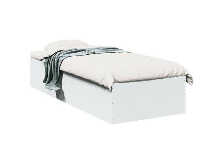 Cadre de lit sans matelas blanc 90x190 cm 3281063