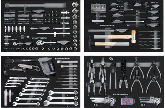 Kraftwerk Ensemble d'outils EVA 337 pièces (105.103.001)