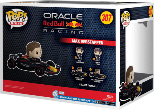 Funko Pop! Rides Super Dlx - Formula 1 - Max Verstappen Figure, 3.75 in, Funko