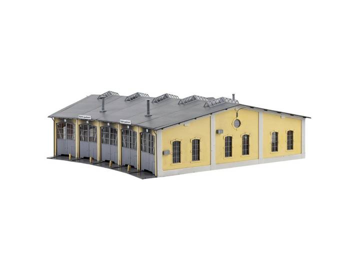 Faller Modelleisenbahn-Set Faller 120081 H0 Ringlokschuppen Freilassing