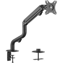 Gembird N--GEMBIRD MA-DA1-02 Adjustable desk d (Tisch, 32", 8 kg), Monitor Halterung, Schwarz