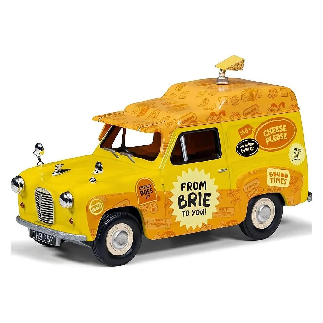 Corgi Wallace & Gromit Austin A35 Van - Cheese Please! Delivery Van (CC80506)