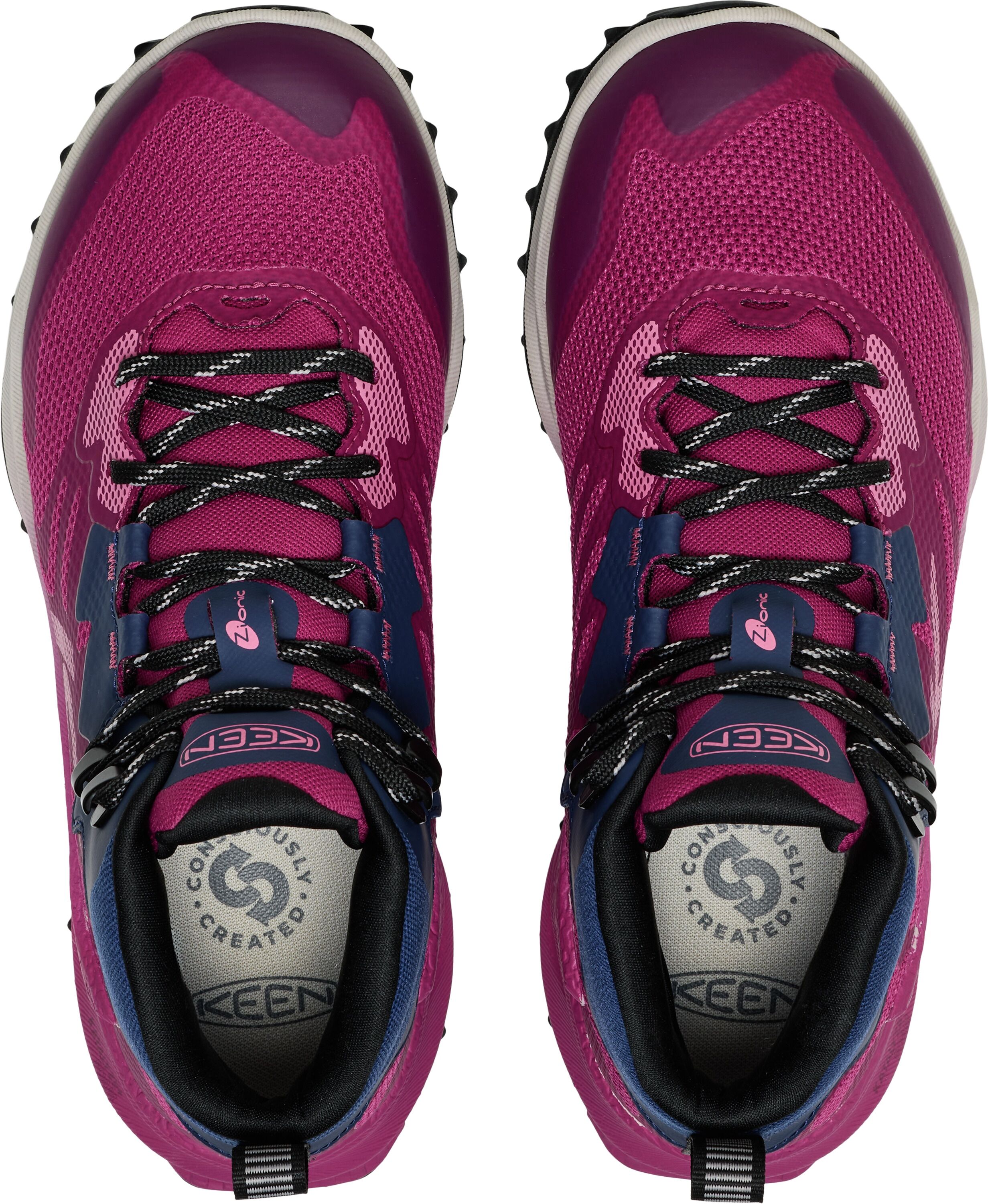Outdoorschuh KEEN "ZIONIC NXT MID WP", Damen, Gr. 37,5, Textil, rosa (beaujolais, pink lemonade), Synthetik, Textil, Schuhe Outdoorschuh, wasserdicht beaujolais, pink lemonade 37,5, Textil