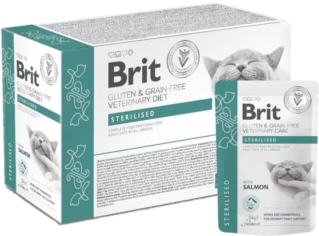 Brit Veterinary Cat Gravy Sterilised 12 uds x 85g