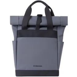 Kikkaboo Wickeltasche Cerise Rucksack Reißverschluss wasserfest Wickelunterlage grau