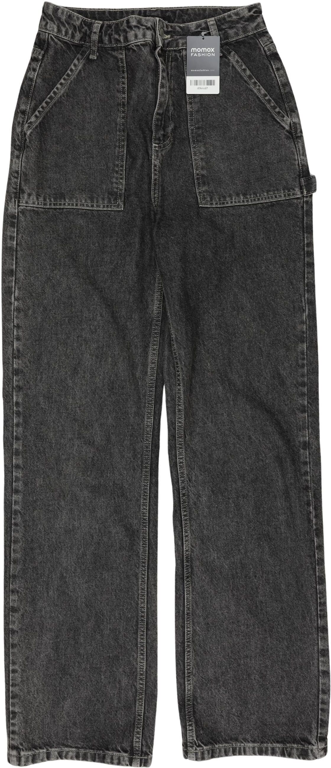 Trendyol Damen Jeans, Grau, Gr. EU 36, Baumwolle - Second Hand
