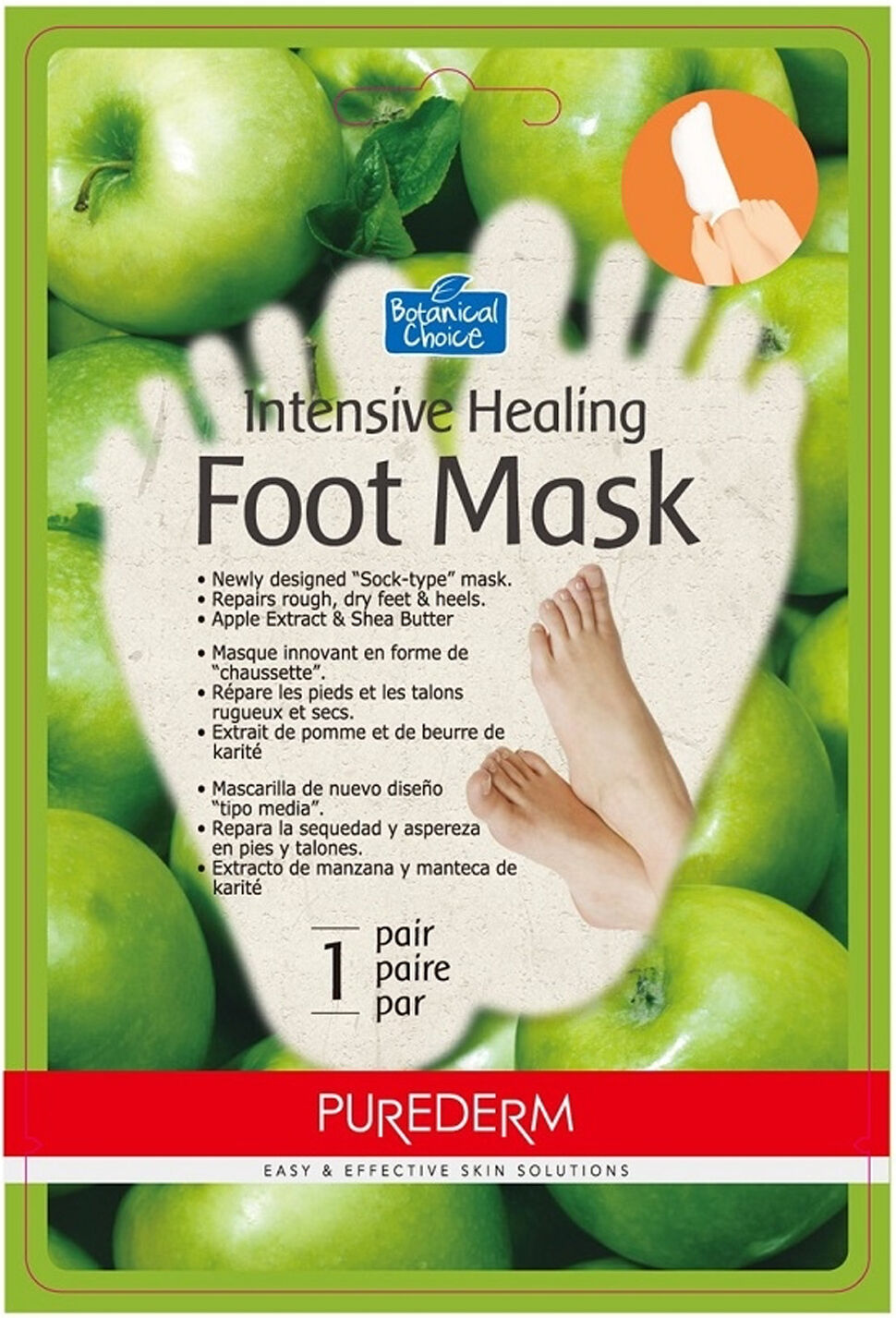 Purederm Intensive Healing Foot Mask