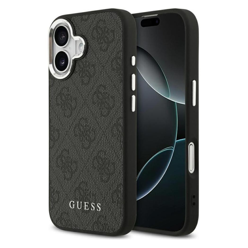 Guess - Hardcase 4G Classic Logo MagSafe (GUHMP17SP4GSSMCK) - iPhone 17 - Black (Apple iPhone 17) (GUHMP17SP4GSSMCK)